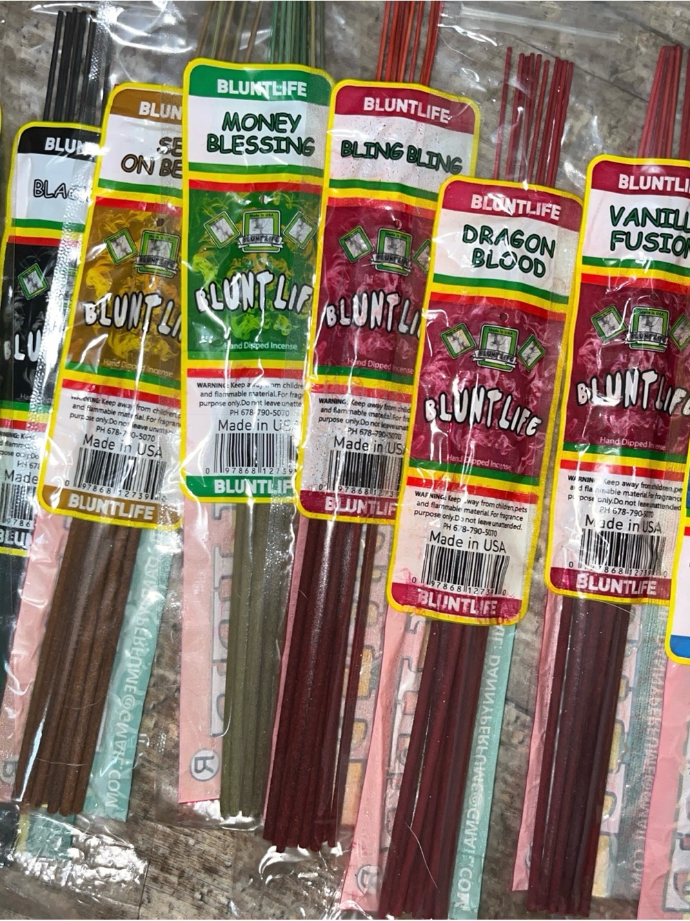6 pack of BluntLife Incense